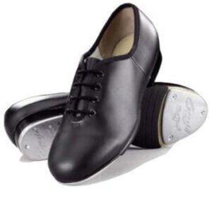 CAPEZIO (10W) CG55 Teletone Xtreme Leather Tap Shoe Black Dance Women's Size 10W